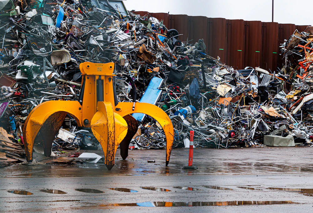 Déchets métalliques et ferraille à évacuer